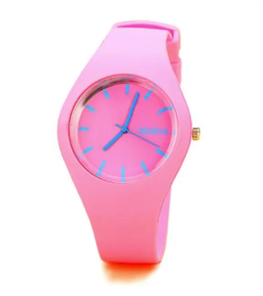 Grote foto jelly watch unisex quartz clockwork silicone strap kleding dames horloges