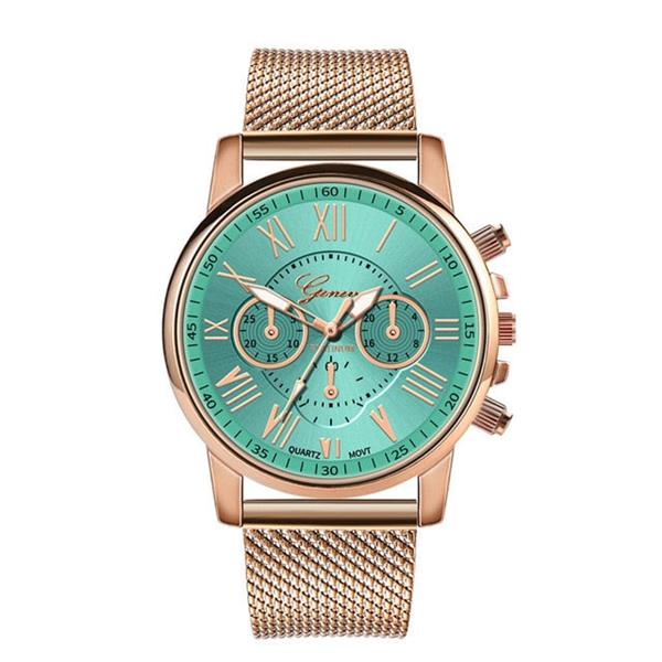 Grote foto luxury watch for women fashionable quartz movement mesh strap business kleding dames horloges