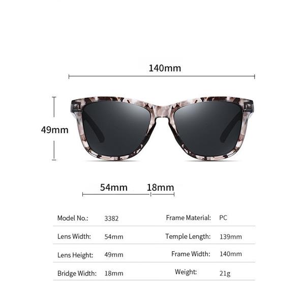 Grote foto polarized sunglasses for women mirror glasses uv400 square frames shades eyewear kleding dames sieraden