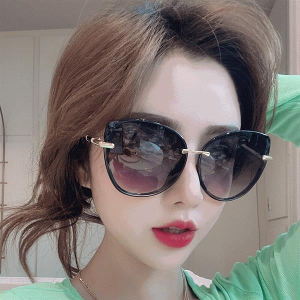 Grote foto cat eye sunglasses for women vintage design metal frame glasses kleding dames sieraden