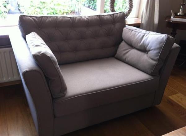 Grote foto loveseat met knopen huis en inrichting stoelen