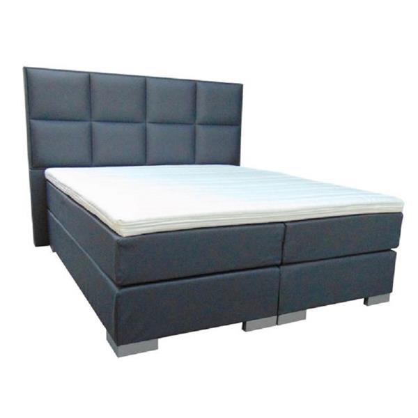 Grote foto boxspring taha deluxe 160x210 bruin huis en inrichting bedden