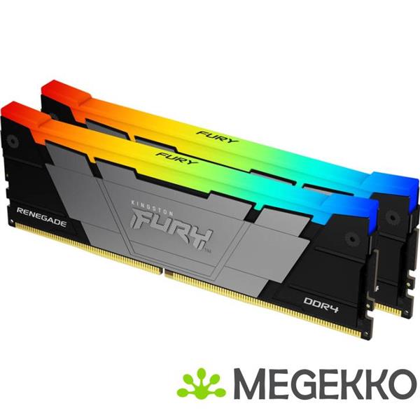 Grote foto kingston ddr4 fury renegade rgb 2x8gb 3200 computers en software overige computers en software