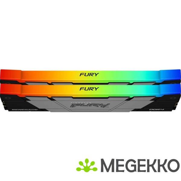 Grote foto kingston ddr4 fury renegade rgb 2x8gb 3200 computers en software overige computers en software