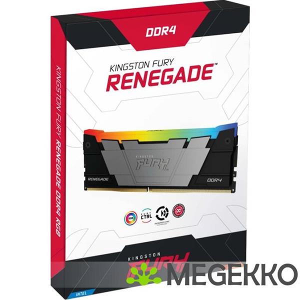 Grote foto kingston ddr4 fury renegade rgb 2x8gb 3200 computers en software overige computers en software