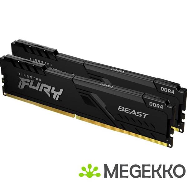 Grote foto kingston ddr4 fury beast 2x8gb 3200 computers en software overige computers en software