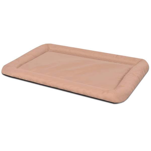 Grote foto vidaxl hondenmatras maat xl beige dieren en toebehoren toebehoren