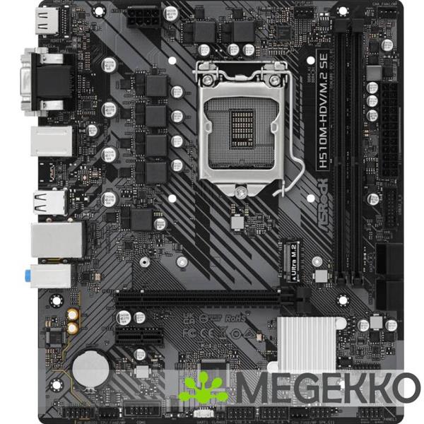 Grote foto asrock h510m hdv m.2 se computers en software moederborden