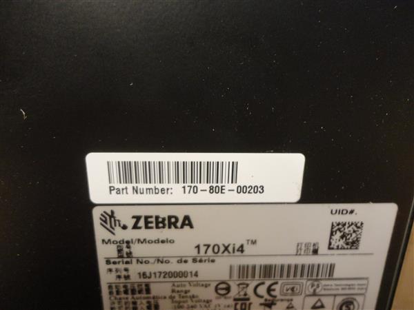 Grote foto zebra 170xi4 300dpi thermische label printer rewinder usb netwerk computers en software printers