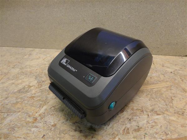 Grote foto zebra gx420d label printer usb dispenser peel off computers en software printers