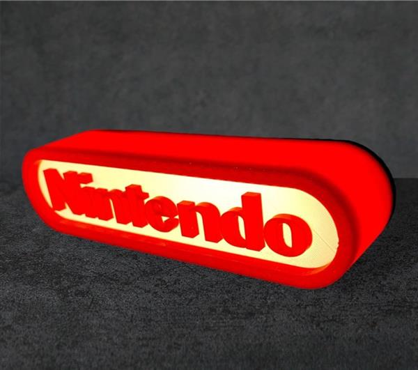 Grote foto nintendo lichtbord plastic antiek en kunst curiosa en brocante