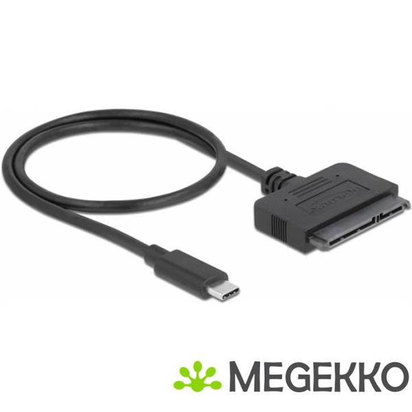 Grote foto delock 63803 usb type c converter naar 22 pins sata 6 gb s computers en software harde schijven