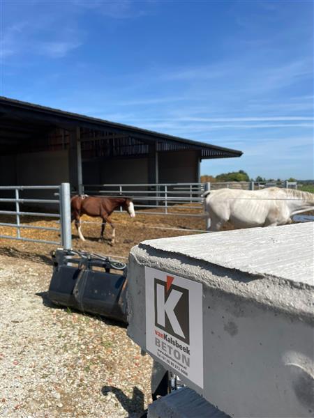 Grote foto paardenplaten megablok betonplaat betonblok dieren en toebehoren stalling en weidegang