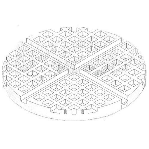 Grote foto elektrisch wafelijzer voor 4 wafels diamond gev 4n diversen overige diversen