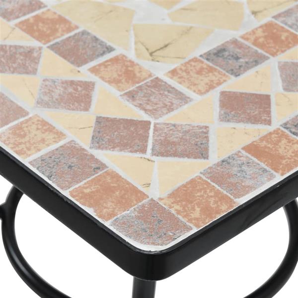 Grote foto vidaxl bistrotafel moza ek 60x60x74 cm keramiek terracottakleurig tuin en terras tuinmeubelen