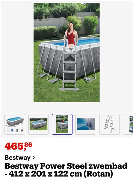 Grote foto zwembad bestway 400x200x120 tuin en terras zwembaden en spa