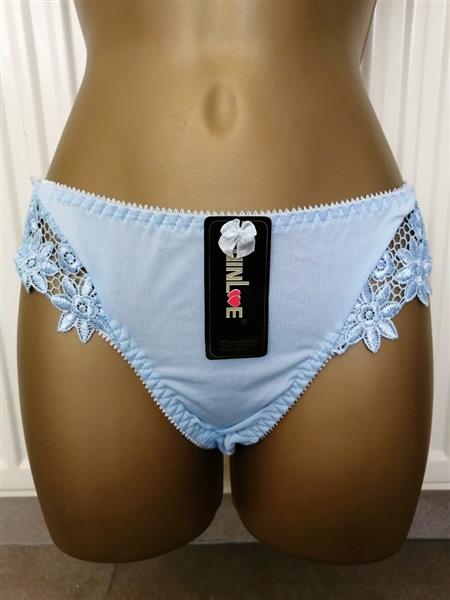 Grote foto elegante zachtblauwe bh slip voor d cups kleding dames ondergoed en lingerie