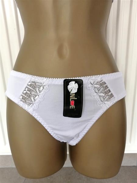 Grote foto witte doorzichtige bh zonder beugel met slip kleding dames ondergoed en lingerie