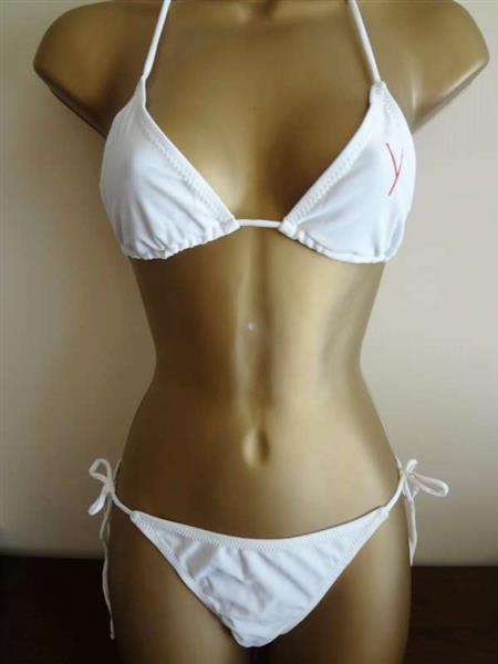 Grote foto witte bikini met koordjes van yamamay kleding dames badmode en zwemkleding