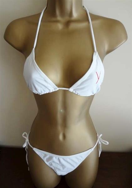 Grote foto witte bikini met koordjes van yamamay kleding dames badmode en zwemkleding