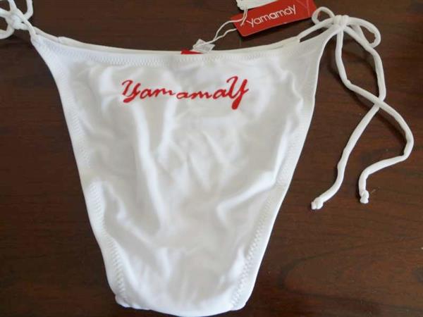 Grote foto witte bikini met koordjes van yamamay kleding dames badmode en zwemkleding