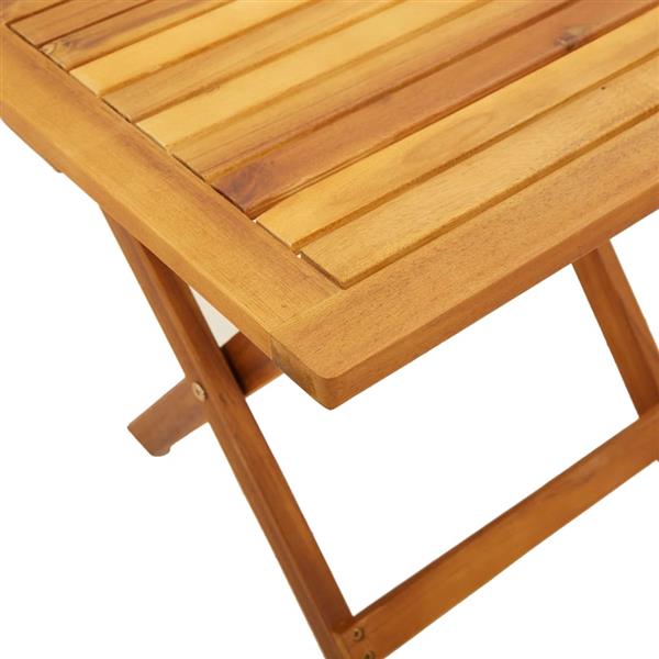 Grote foto vidaxl tuinstoelen 2 st inklapbaar met tafel massief hout rood tuin en terras tuinmeubelen