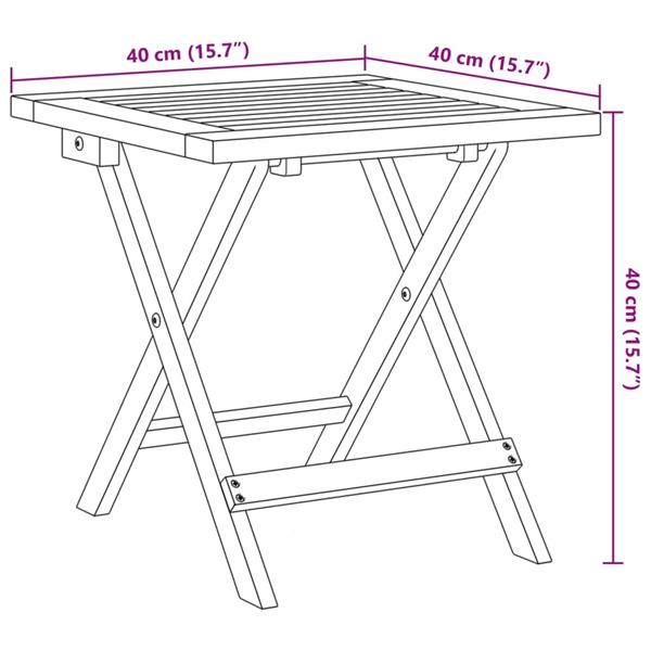 Grote foto vidaxl ligbed met tafel massief acaciahout en stof donkerblauw tuin en terras tuinmeubelen