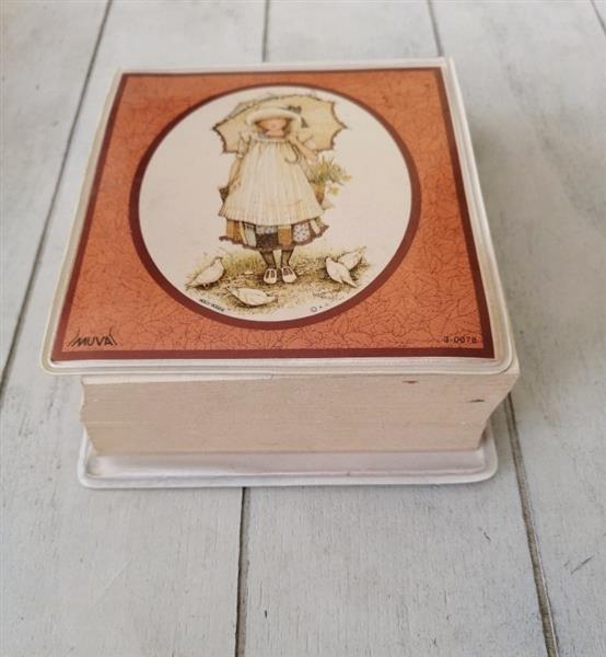 Grote foto vintage holly hobbie blocnote 1975 verzamelen retro