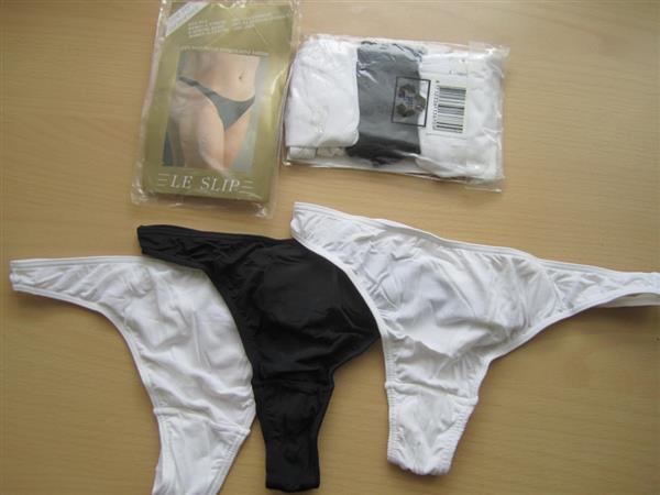 Grote foto 3 microfiber strings low fit wit en zwart kleding dames ondergoed en lingerie