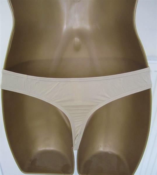 Grote foto set van 3 microfiber strings nude wit en zwart kleding dames ondergoed en lingerie