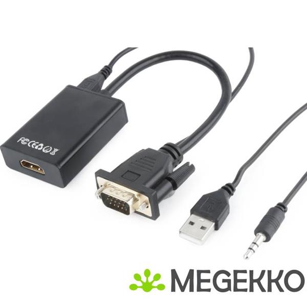 Grote foto gembird a vga hdmi 01 tussenstuk voor kabels hdmi 19 pin zwart computers en software overige computers en software