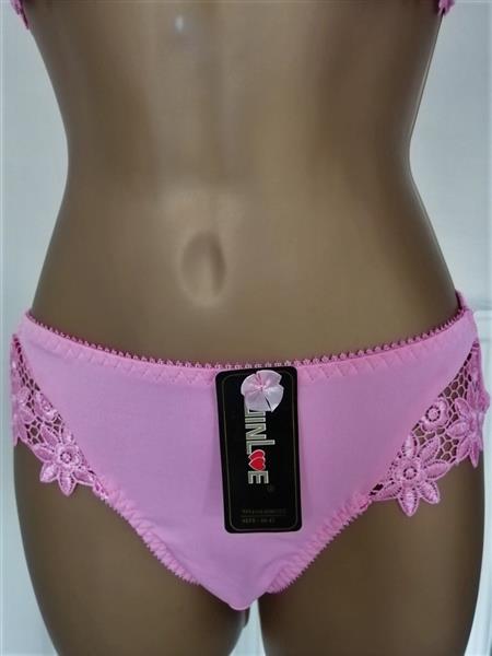 Grote foto chique fuchsia roze bh met slip voor d cups kleding dames ondergoed en lingerie