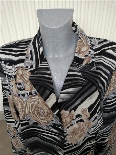 Grote foto chique getailleerde blouse van gl ser 42 44 kleding dames blouses en tunieken