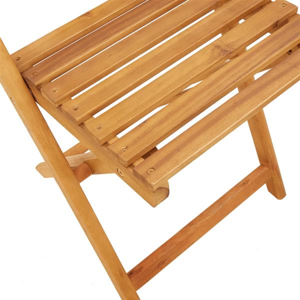 Grote foto vidaxl tuinstoelen 8 st inklapbaar massief acaciahout beige tuin en terras tuinmeubelen