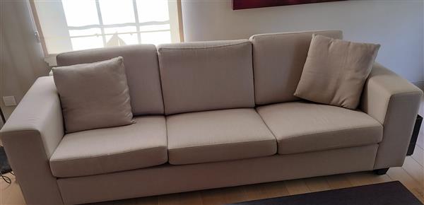 Grote foto beige stoffen zetels te koop huis en inrichting fauteuils