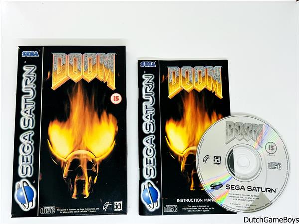 Grote foto sega saturn doom spelcomputers games overige games