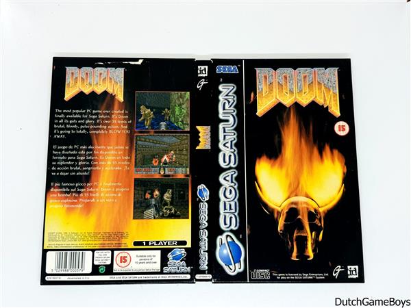 Grote foto sega saturn doom spelcomputers games overige games