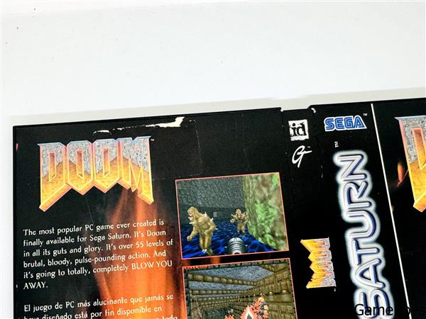 Grote foto sega saturn doom spelcomputers games overige games