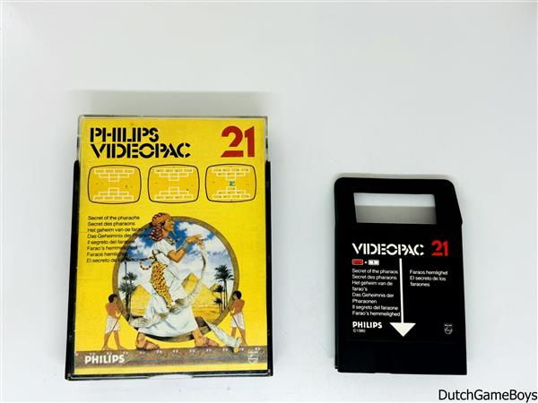 Grote foto philips videopac nr 21 secret of the pharaohs spelcomputers games overige merken