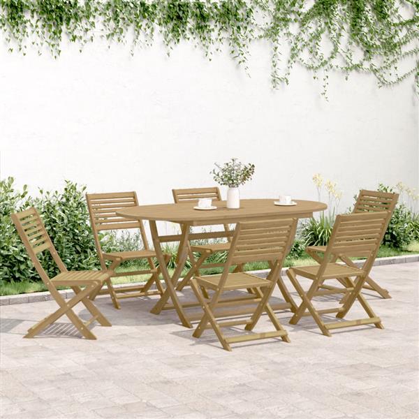 Grote foto vidaxl tuinstoelen 6 st inklapbaar 48 5x61 5x87 cm massief acaciahout tuin en terras tuinmeubelen