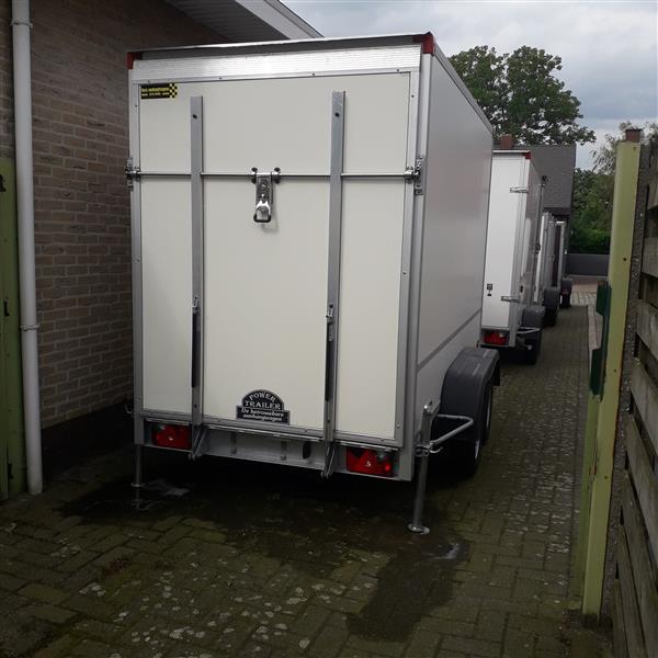 Grote foto remork met valdeur auto diversen aanhangers