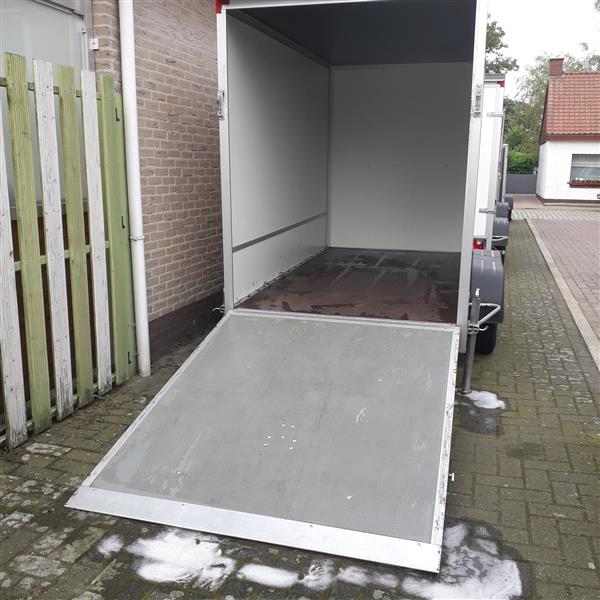 Grote foto remork met valdeur auto diversen aanhangers