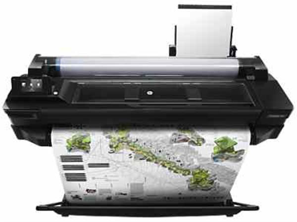 Grote foto hp designjet t520 inkjetplotter computers en software printers