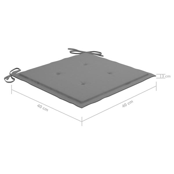 Grote foto vidaxl tuinstoelen 8 st inklapbaar met kussens massief acaciahout tuin en terras tuinmeubelen