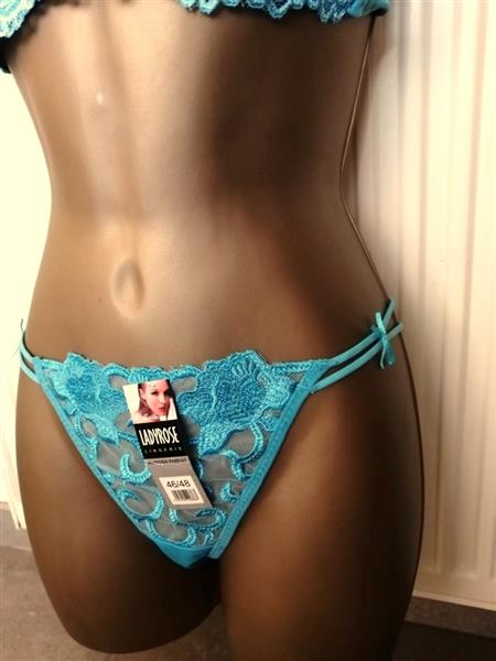 Grote foto chique turquoise bh met slip in kant 70b en 85c kleding dames ondergoed en lingerie