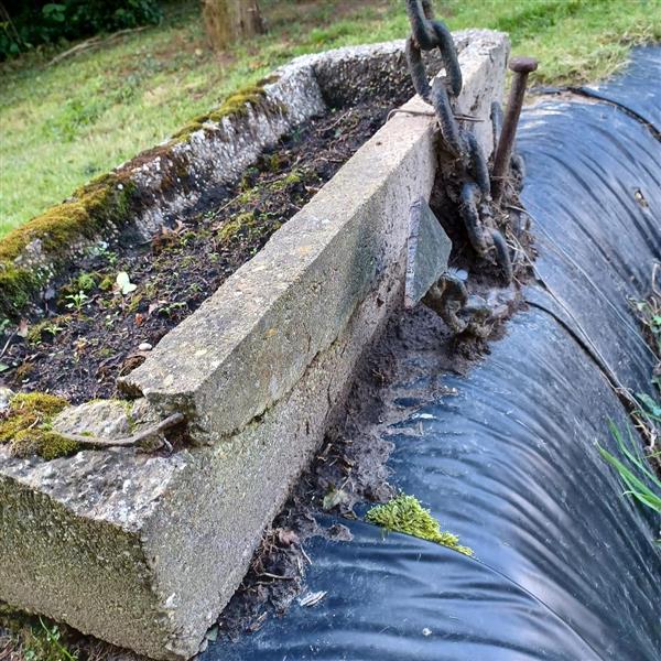 Grote foto 3 betonnen troggen tuin en terras bloembakken