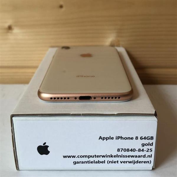 Grote foto apple iphone 8 64gb nieuwe accu 100 simlockvrij gold garantie telecommunicatie apple iphone