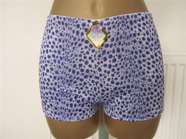 Grote foto prachtige bh met shorty in paarse luipaardprint kleding dames ondergoed en lingerie