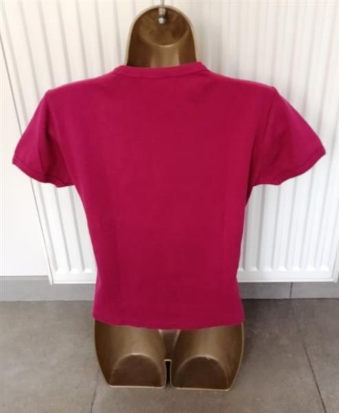 Grote foto mooi t shirt in warme framboise kleur 36 38 kleding dames t shirts