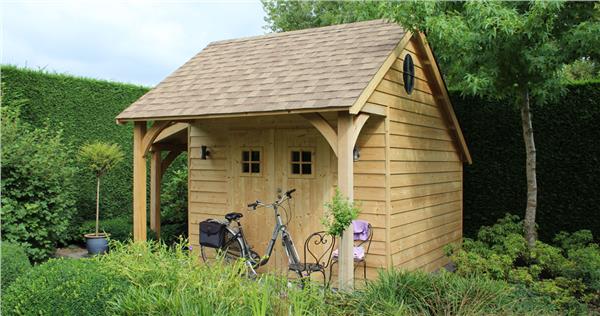 Grote foto landelijk tuinhuis lodge in standaard maten tuin en terras tuinhuisjes en blokhutten